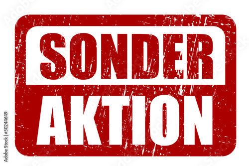 SONDERAKTION, vektor stempel