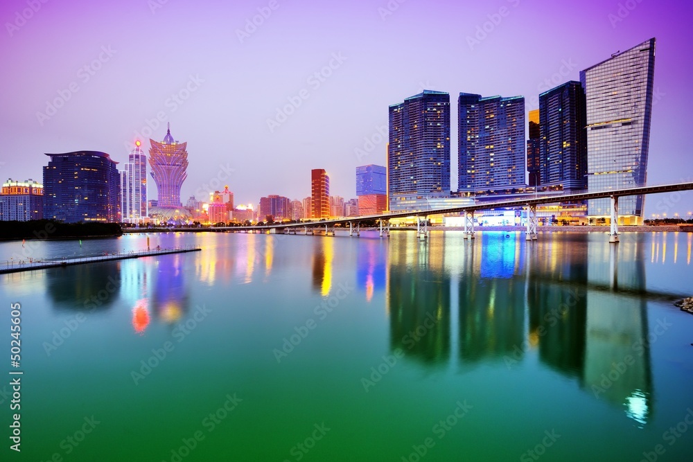 Fototapeta premium Macau Skyline
