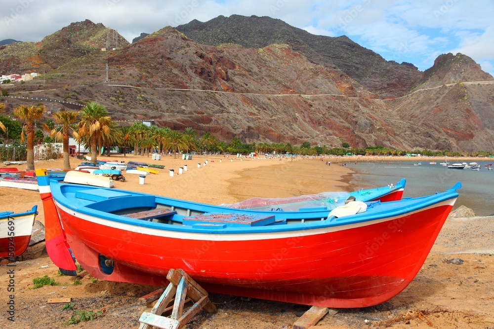 Tenerife, Spain - Playa de los Teresitas beach Tenerife, Spain - Playa de los Teresitas beach