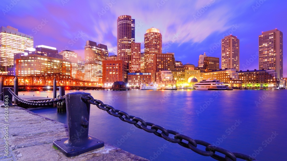 Naklejka premium Boston Harbor