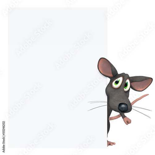 Mouse with blank board