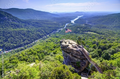 Photography Chimney Rock in North Carolina