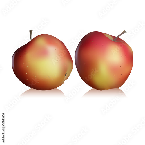 two apples