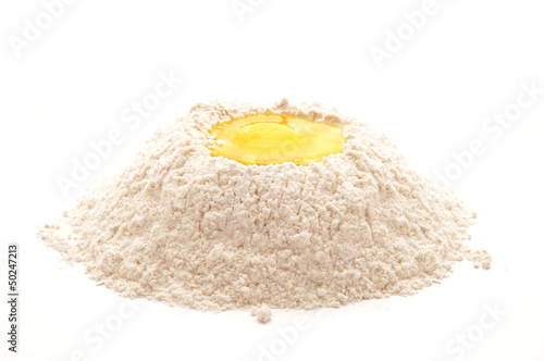 egg and flour