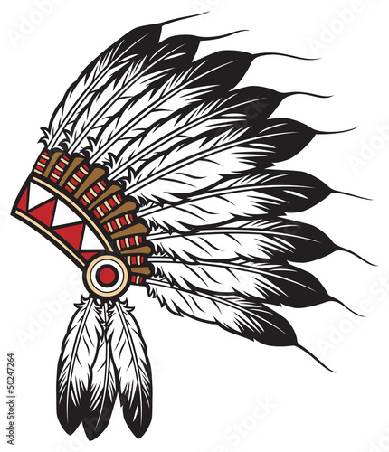 native american indian chief headdress