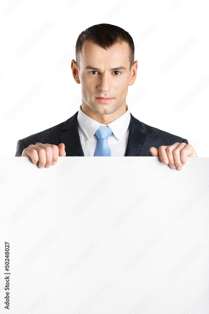 Manager hands white paper copy space for the text Manager hands white paper copy space for the text