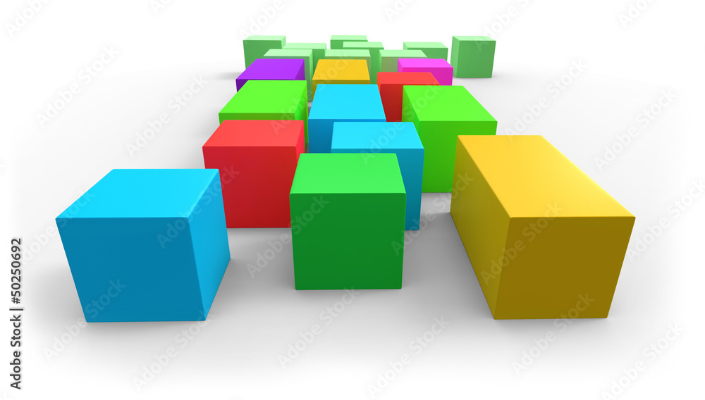 Obraz premium Abstract color blocks