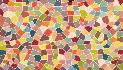Keuken achterwand Mozaïek Kleurrijk mozaïek met geometrische vormen  © Rouz