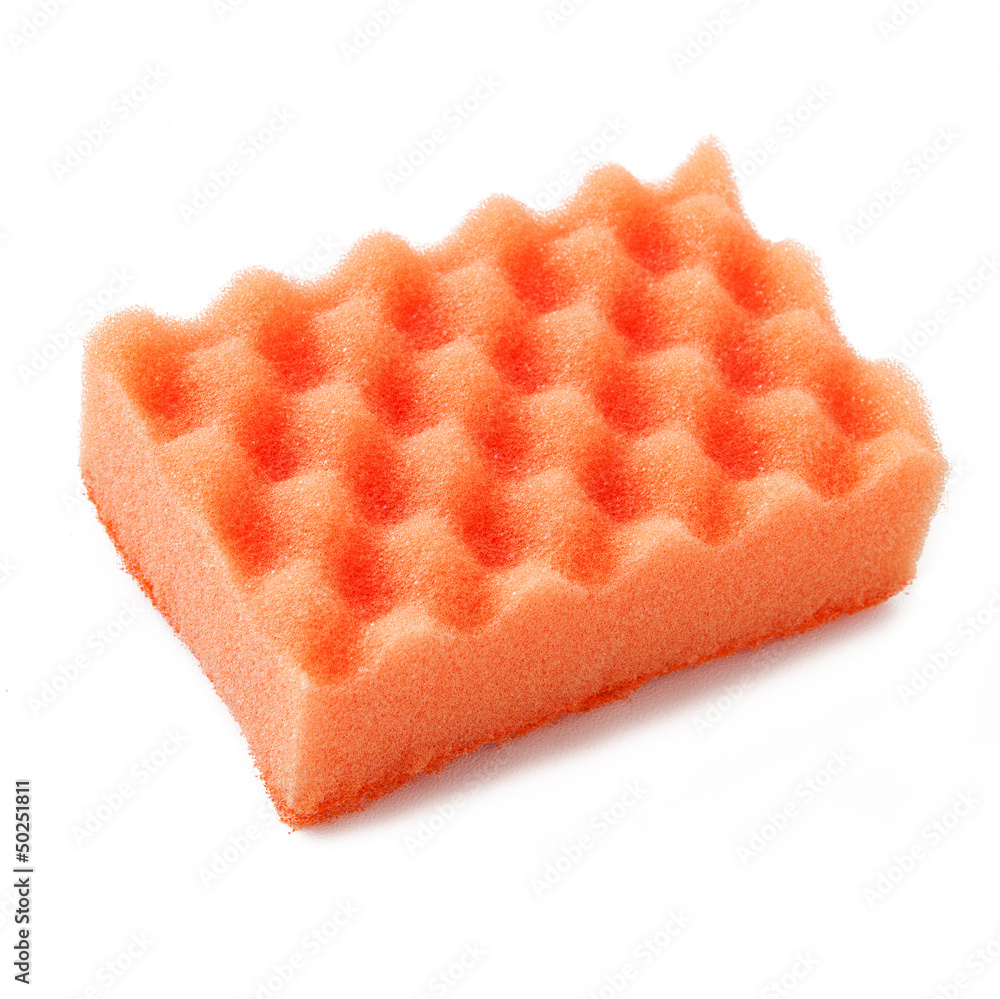 sponge isolated over white sponge isolated over white