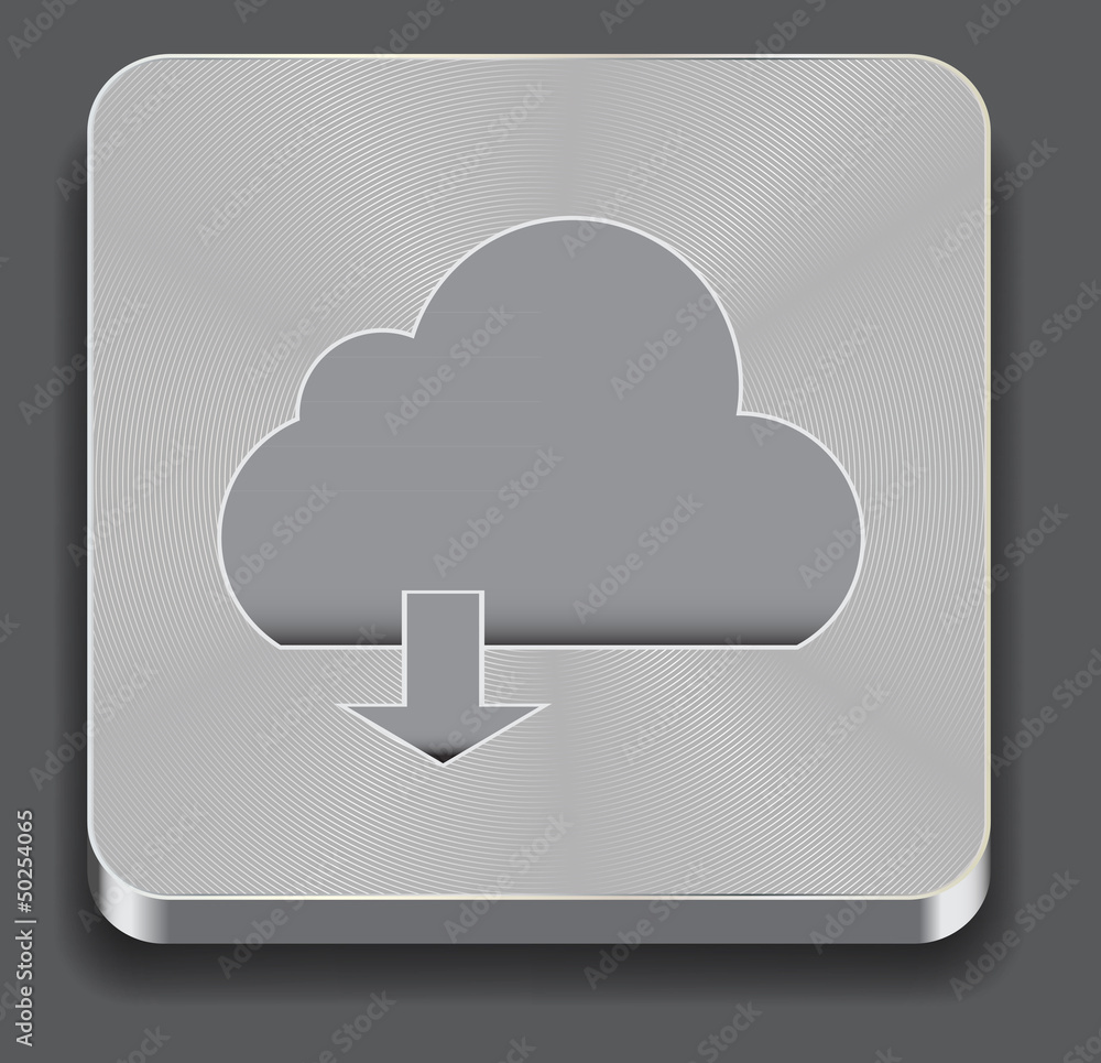 Vector illustration of cloud apps icon Vector illustration of cloud apps icon