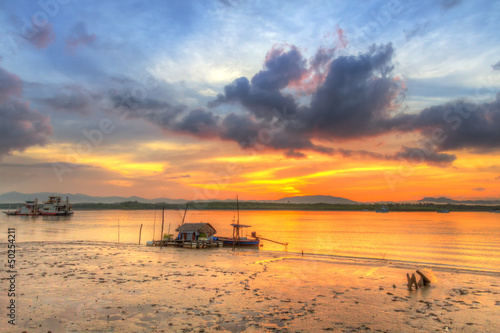 Sunrise at the harbor of Koh Kho Khao island, Thailand © Patryk Kosmider