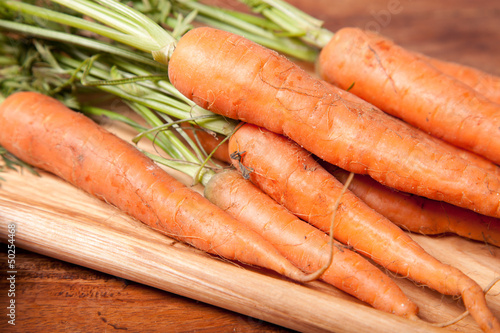 close up picture of carrots
