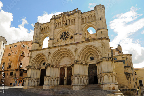 Cuenca cathedral view from the entrance