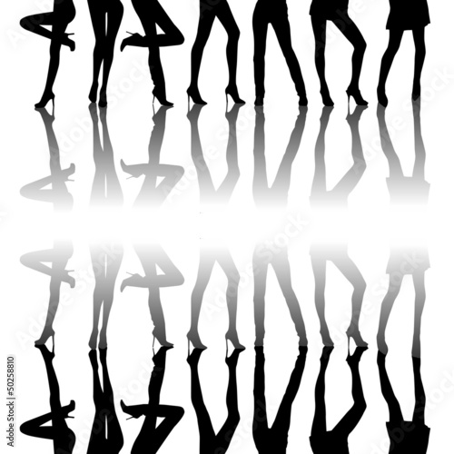 leg model silhouette
