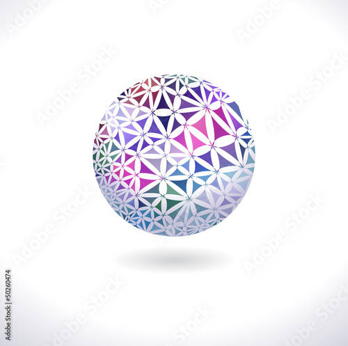 Prismatic faceted sphere