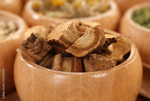 Gentian dried root parts herb