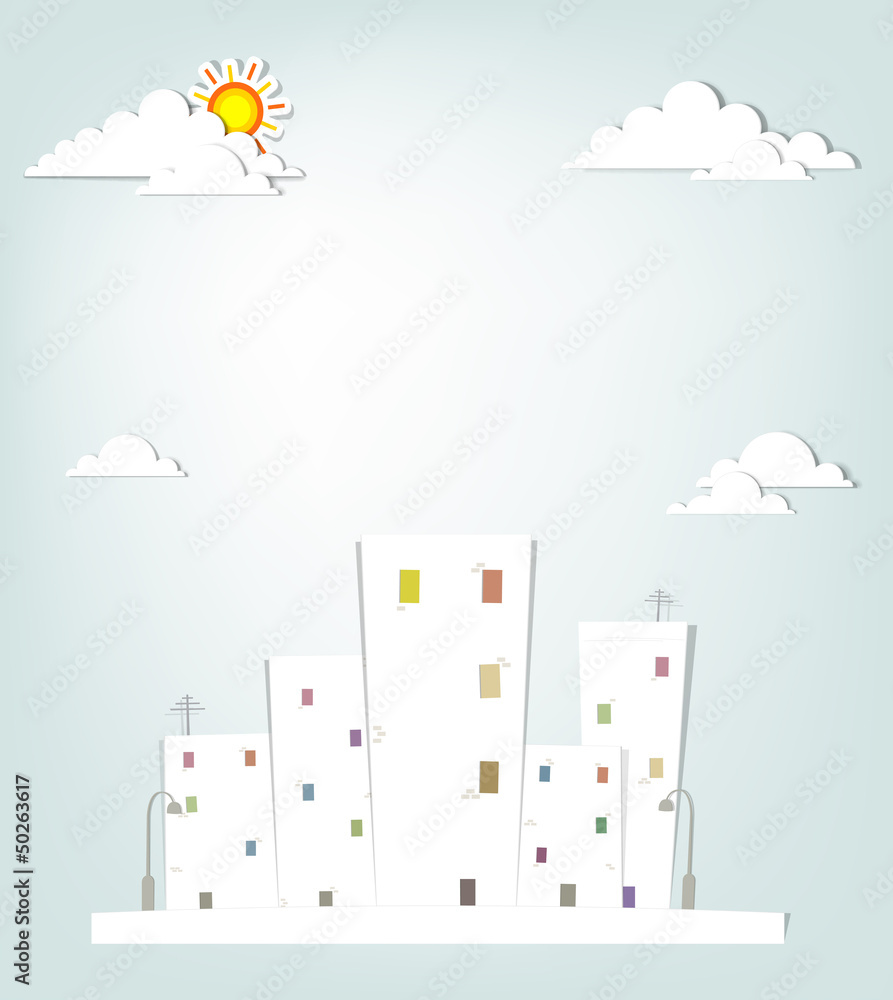 urban landscape. vector applique. urban landscape. vector applique.