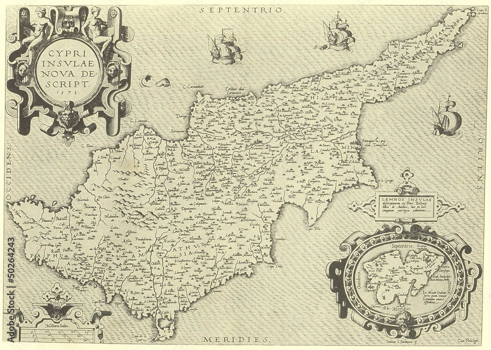Cyprus old map