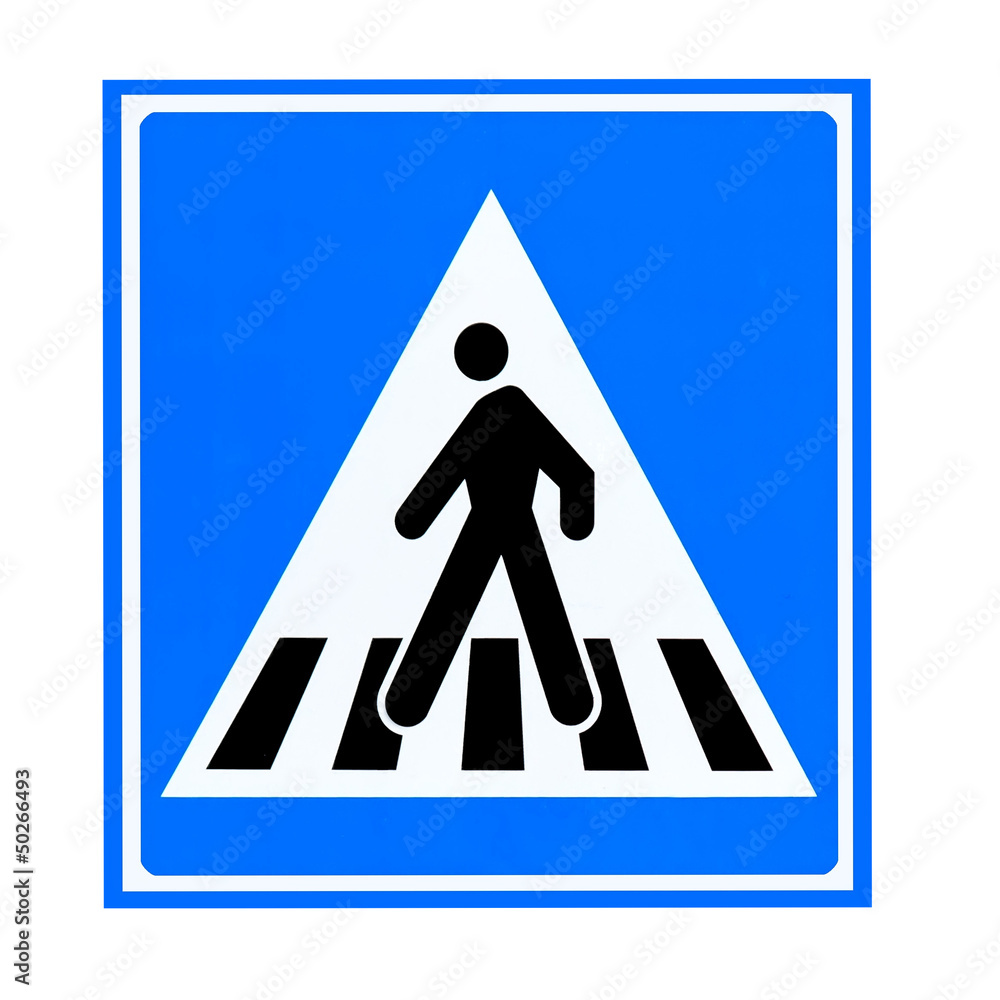 pedestrian sign pedestrian sign