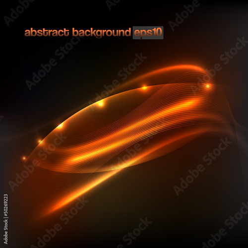 abstract futuristic background with flowing light
