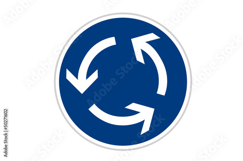 Verkehrszeichen: Kreisverkehr