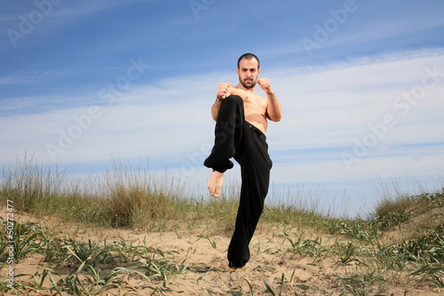 martial arts instructor exercise outdoor