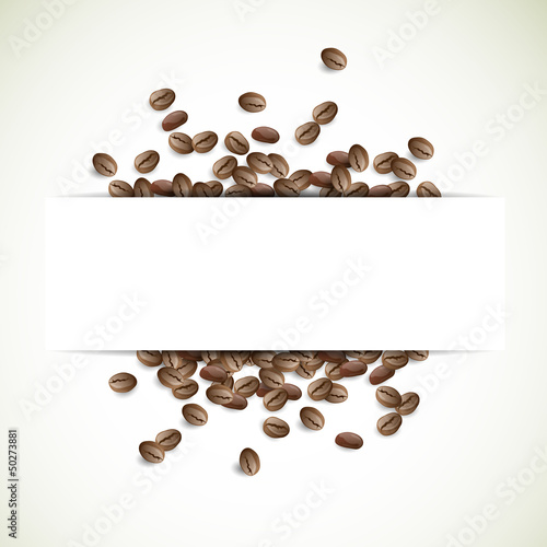 Vector Illustration of a Coffee Background