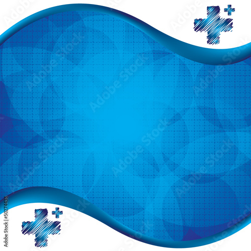 Abstract medical background