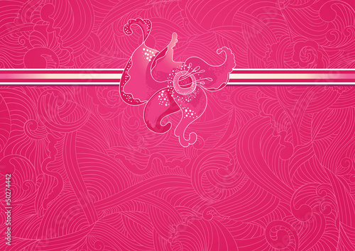 Flower spring card version