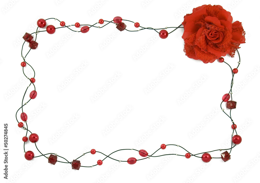 Beautiful red frame Beautiful red frame
