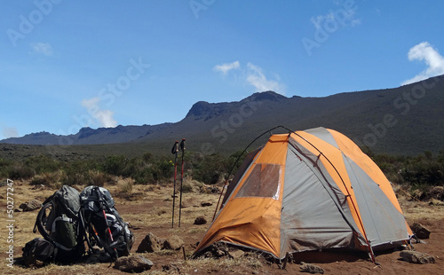 Campement sur le Kilimanjaro © Dean Moriarty