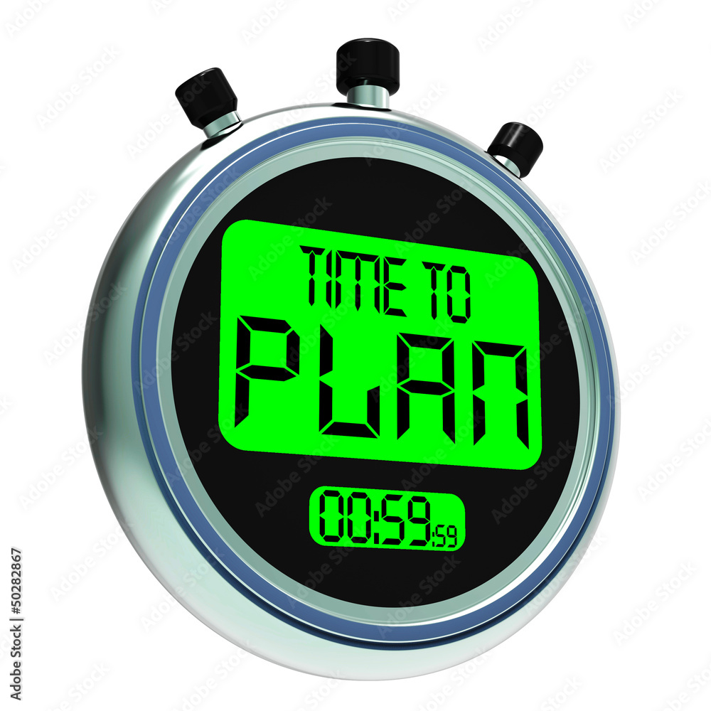 Time To Plan Messager Showing Organizing Strategy And Planning Time To Plan Messager Showing Organizing Strategy And Planning