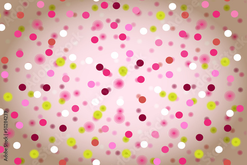 Polka Dots Hintergrund Muster Vintage Rosa horizontale
