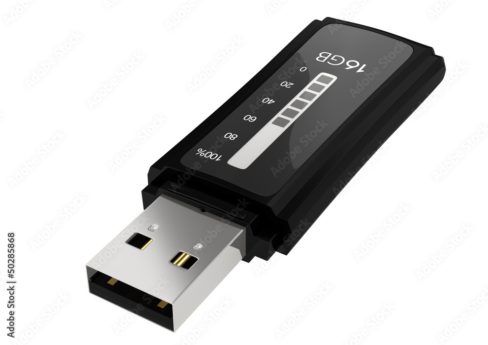 Clé-USB-16Go-noire-capacité Clé-USB-16Go-noire-capacité