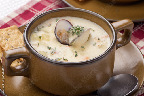Plakat w ramie Clam Chowder
