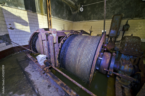 Details of old elevator