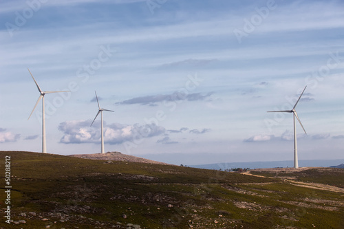 Wind energy turbines © Hugo Félix