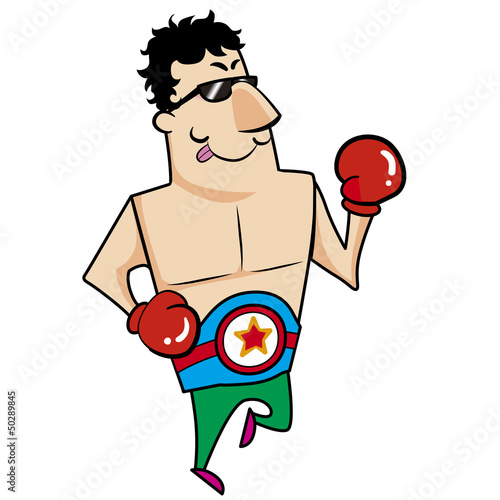 Cartoon Boxer