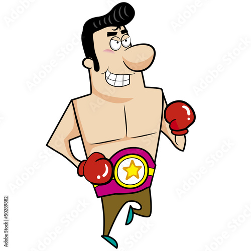 Cartoon Boxer