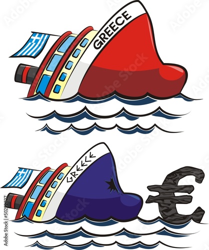 sinking greece - currency crisis in the euro zone
