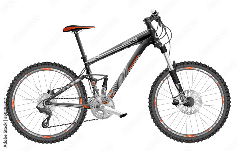 Mountain bike full-suspension