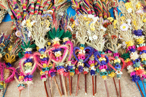 Dried Flowers Palms