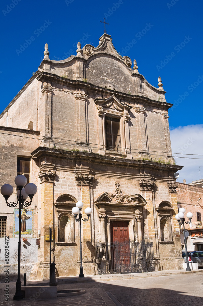 Fototapeta premium Church of St. Benedetto. Massafra. Puglia. Italy.