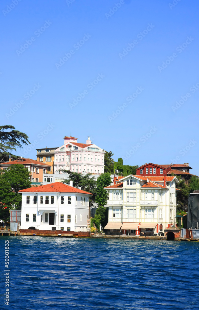 Istanbul city, the view from water, Turkey