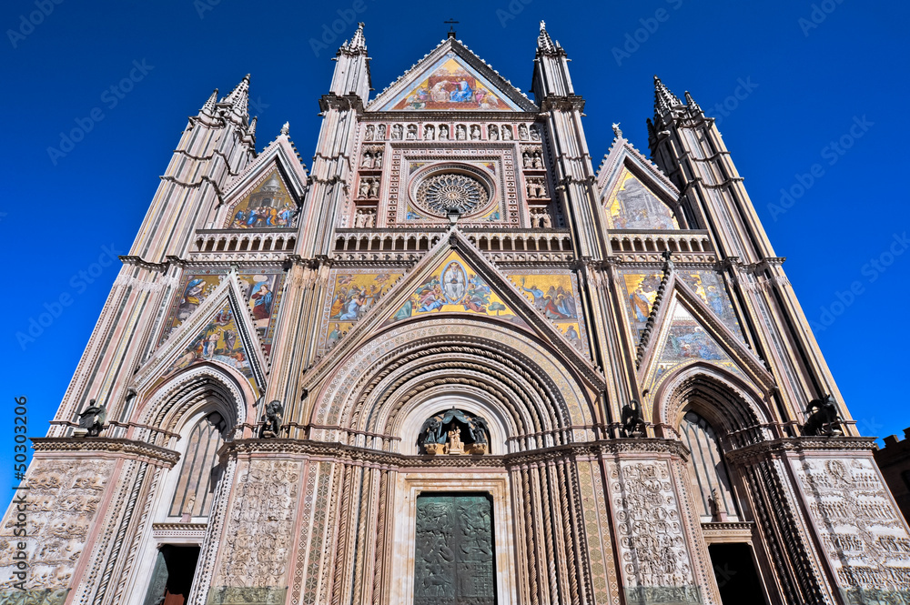 Prospettiva del Duomo di Orvieto