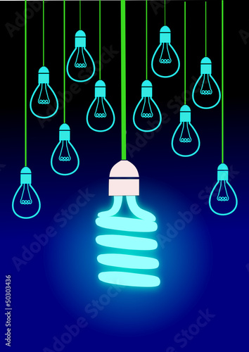 Lampe économique.
