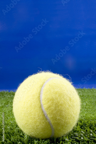 Tennis ball in studio © lucato