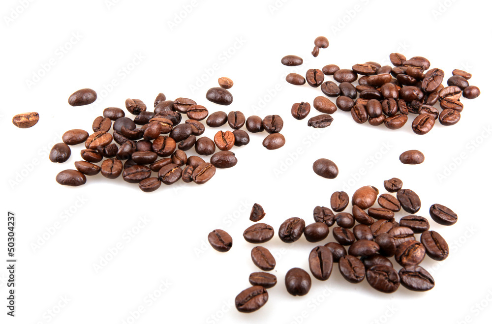 coffee beans isolated on white coffee beans isolated on white