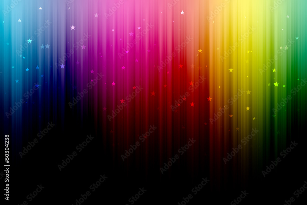 Abstract Digital Rainbow Background