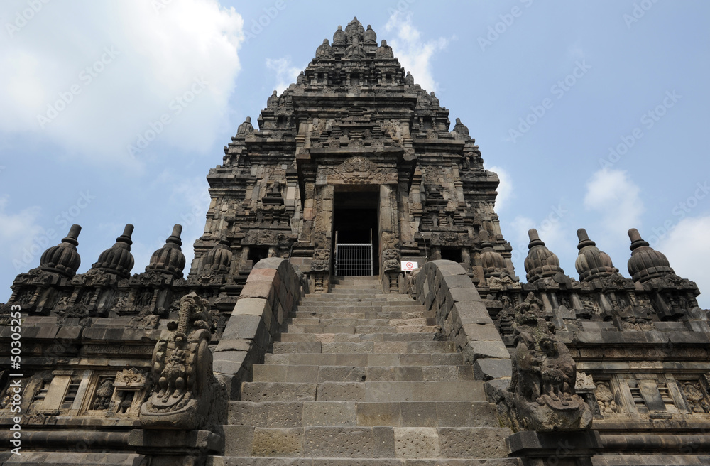 sito archeologico hindu di Prambanan sull'isola di Java sito archeologico hindu di Prambanan sull'isola di Java